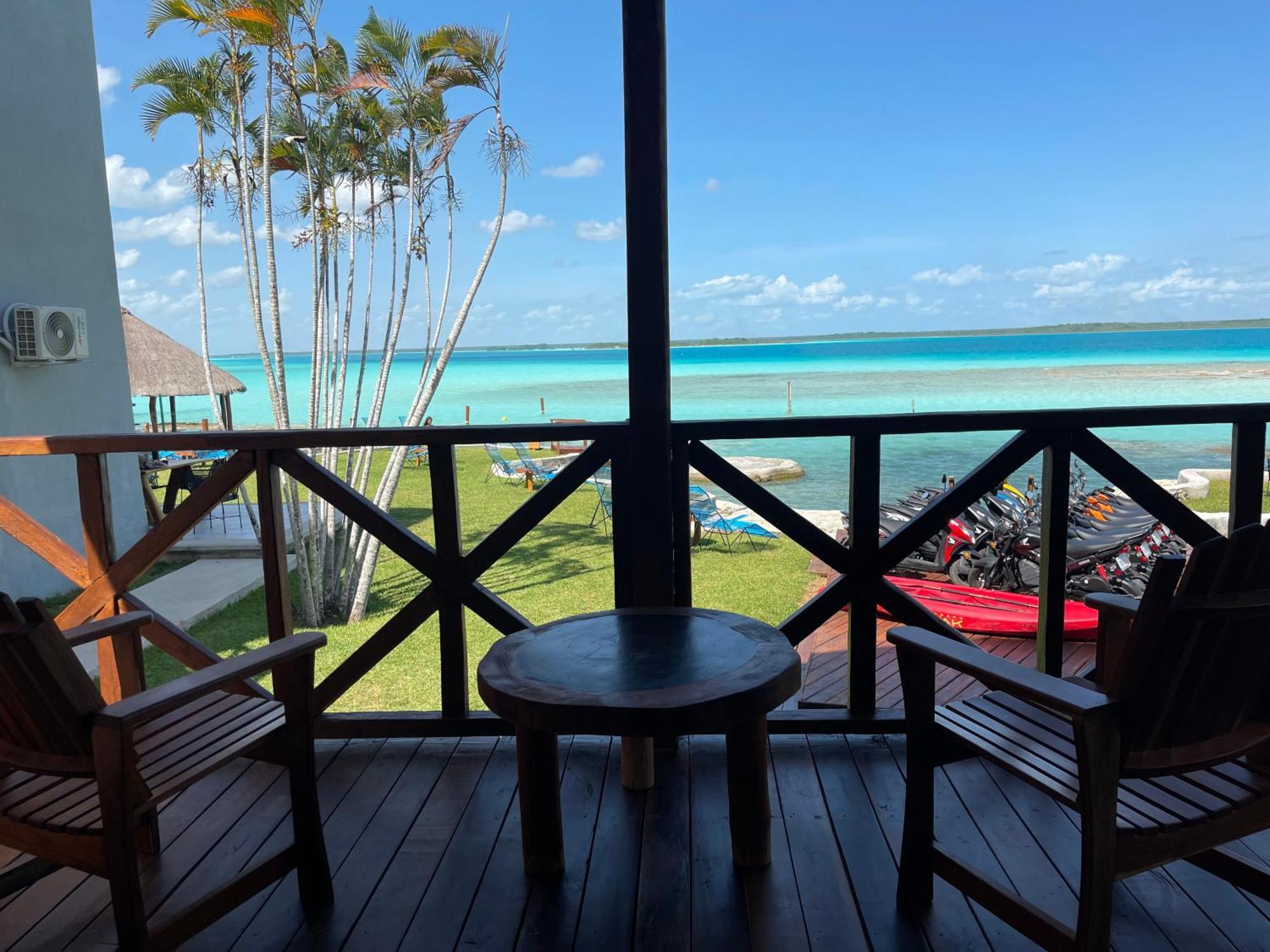Blue Caribe Bacalar Front Lagoon Exterior foto