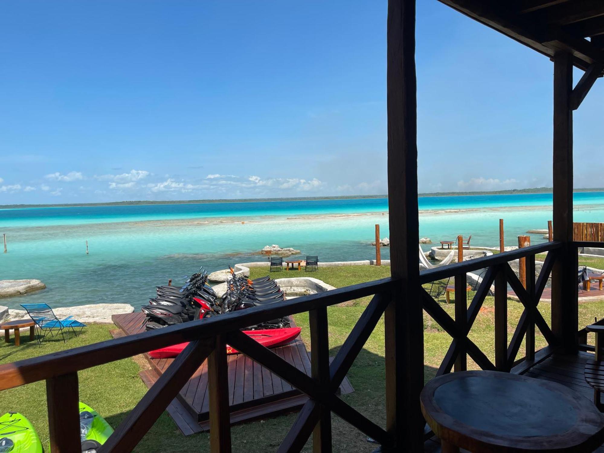 Blue Caribe Bacalar Front Lagoon Exterior foto