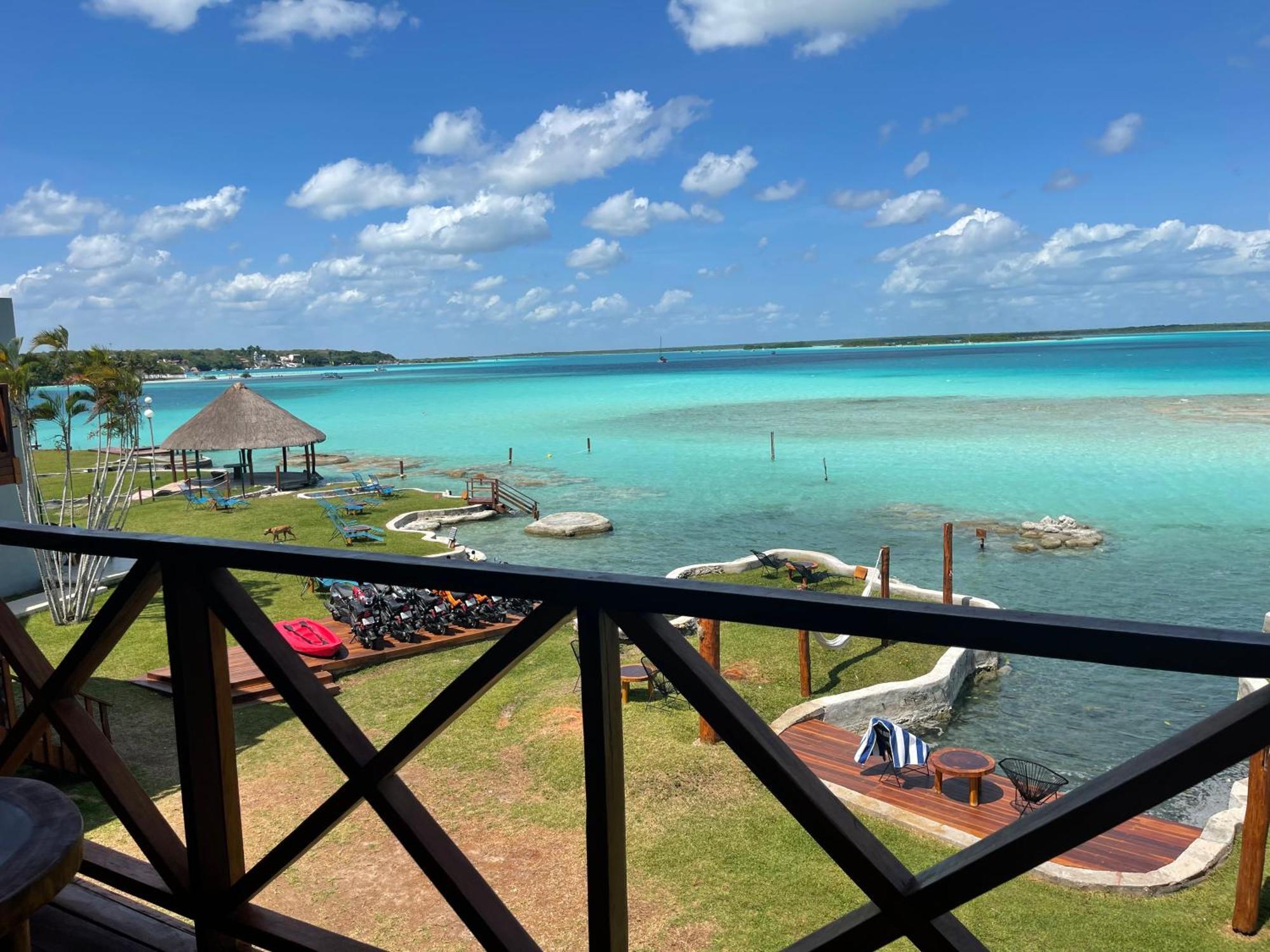 Blue Caribe Bacalar Front Lagoon Exterior foto
