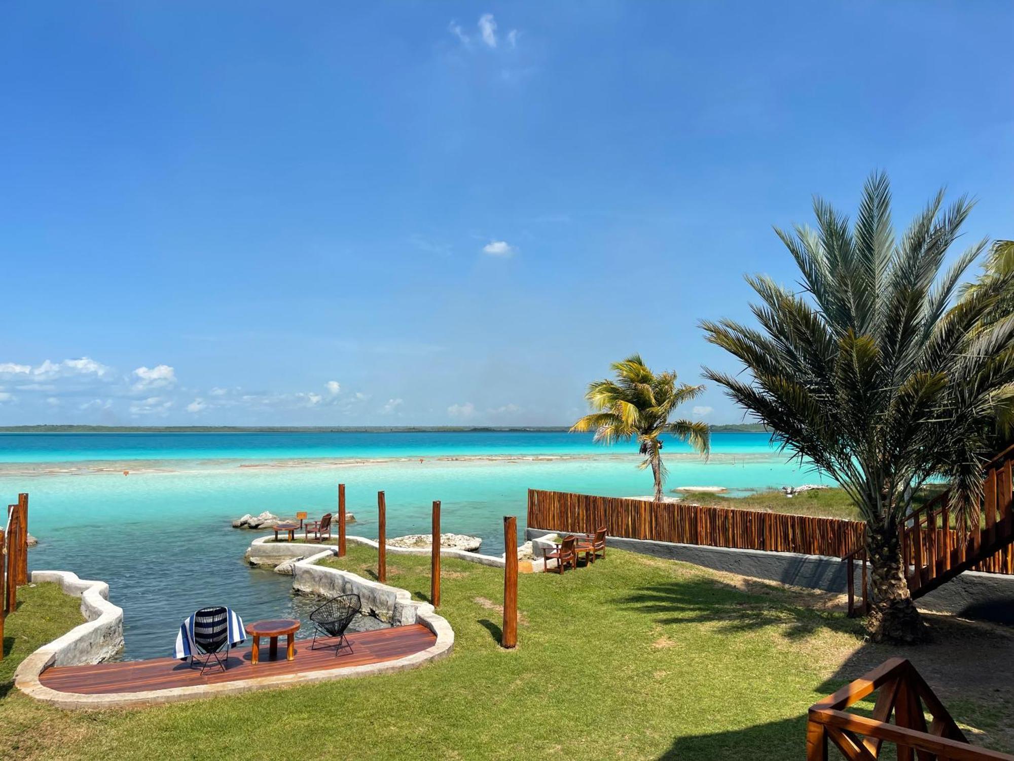 Blue Caribe Bacalar Front Lagoon Exterior foto