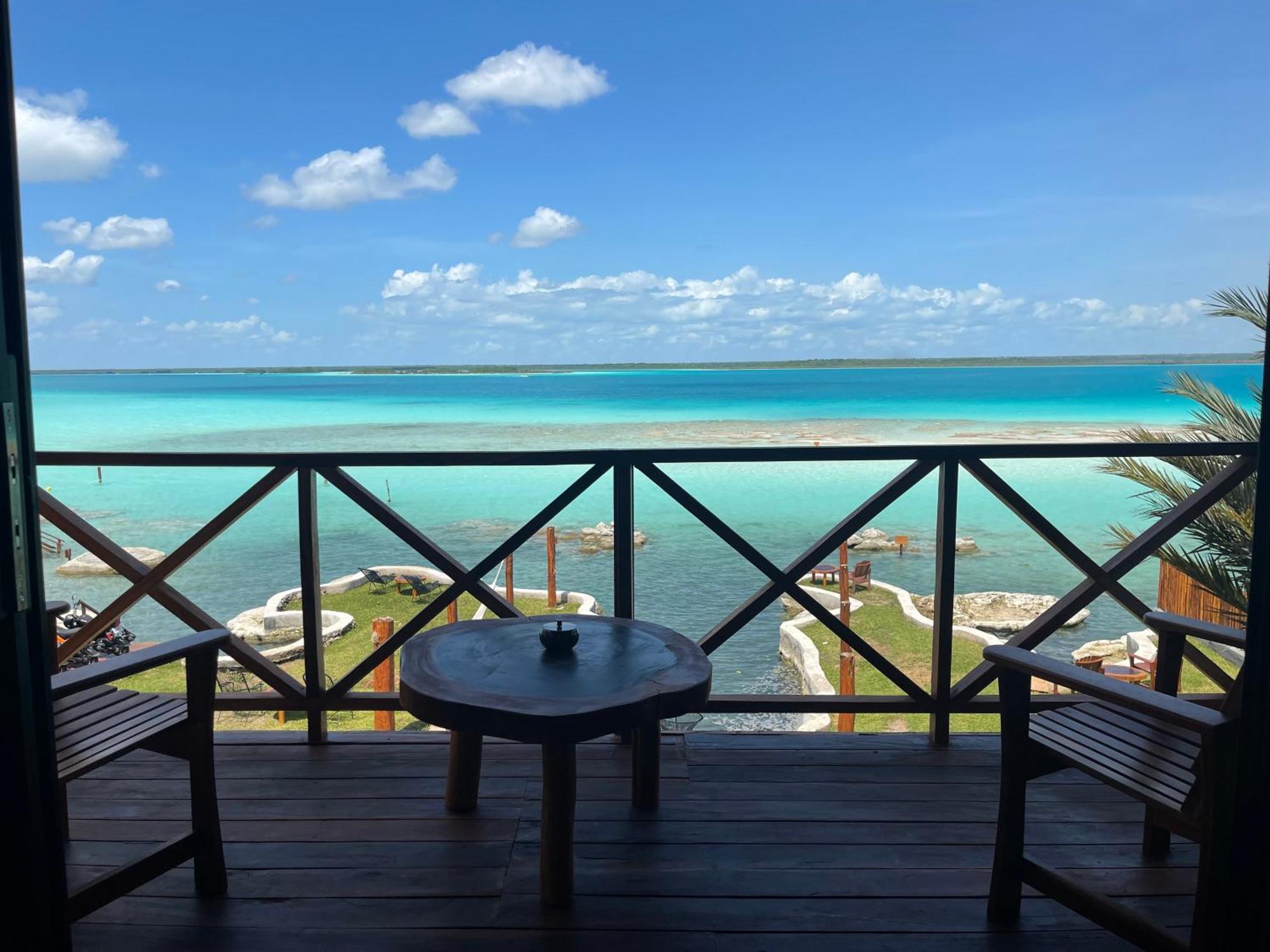 Blue Caribe Bacalar Front Lagoon Exterior foto