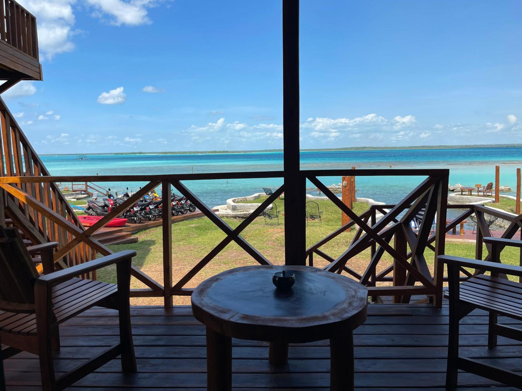 Blue Caribe Bacalar Front Lagoon Exterior foto