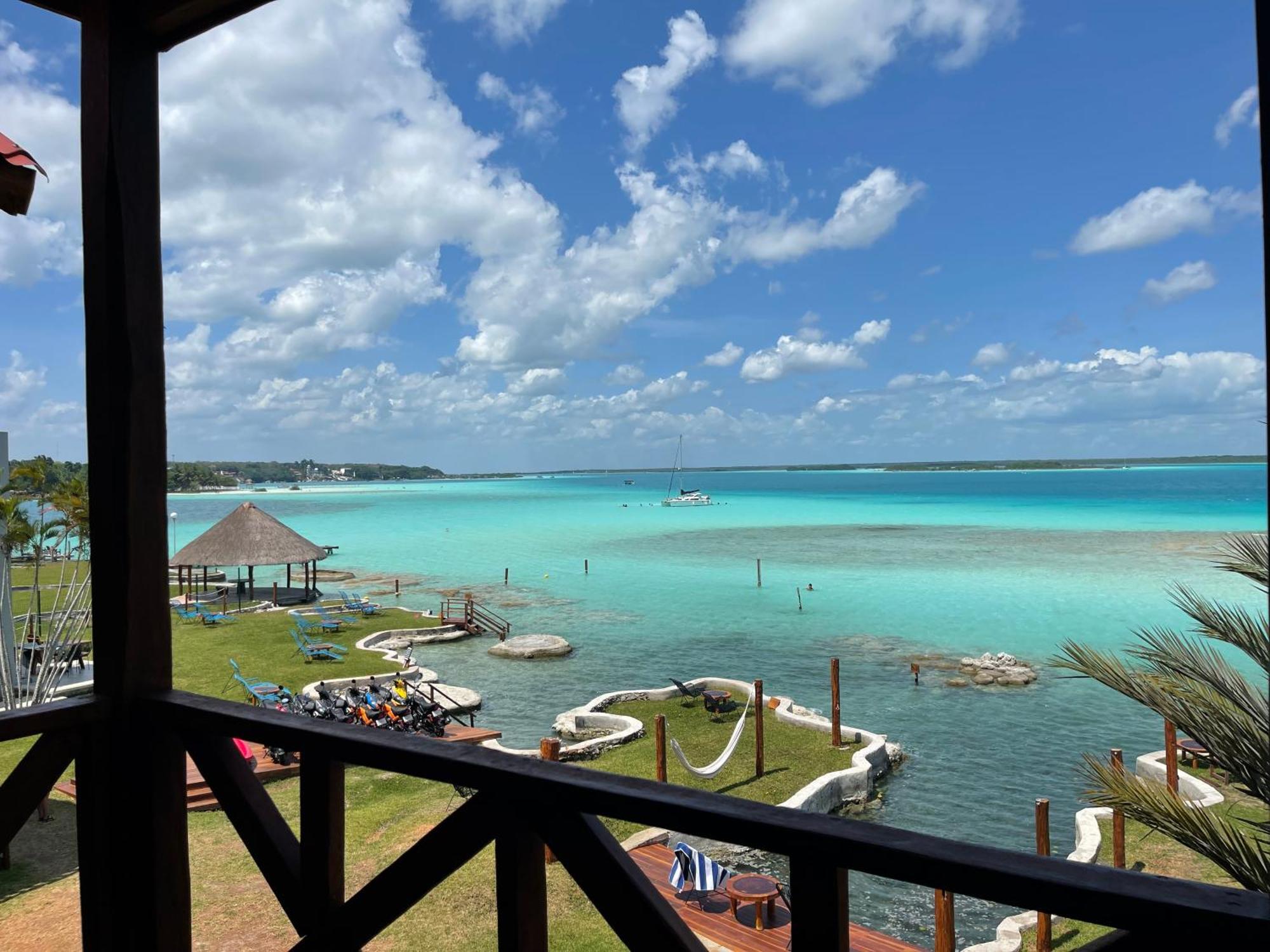 Blue Caribe Bacalar Front Lagoon Exterior foto